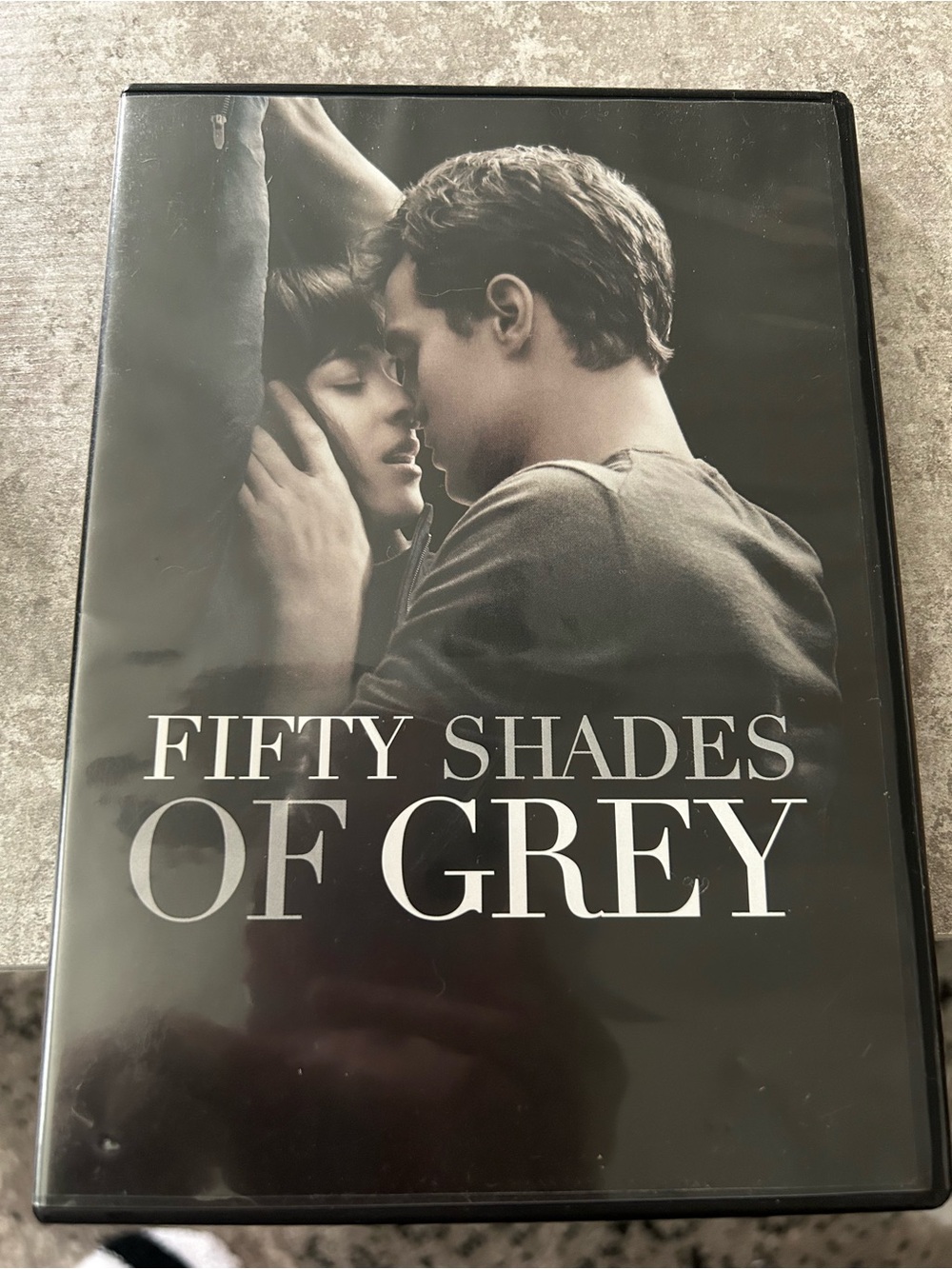 Universal Fifty Shades of Grey DVD - Black & Gray Cover